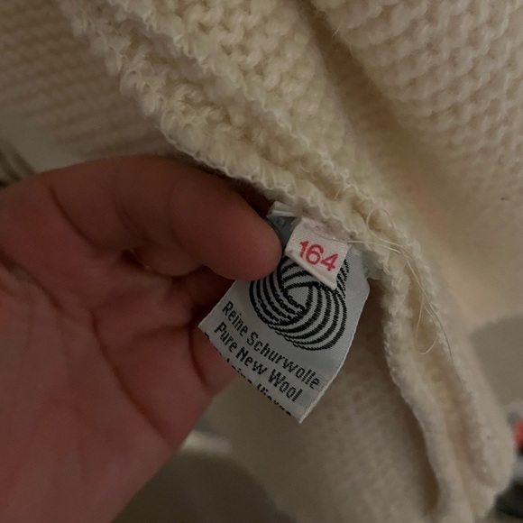 Scheiber Loden Plankl wool cardigan sweater vintage size 164cm - Picture 8 of 9